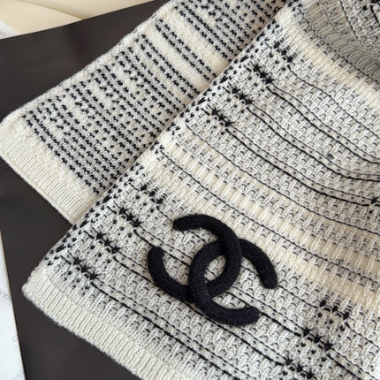 CHANEL 26S SCARF 190 IN CASHMERE 509293