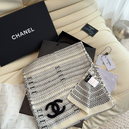 CHANEL 26S SCARF 190 IN CASHMERE 509293