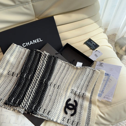 CHANEL 26S SCARF 190 IN CASHMERE 509293