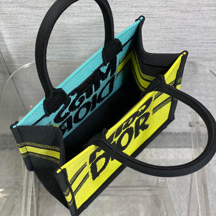 BOOK TOTE 26 IN COLORFUL CANVAS 226512