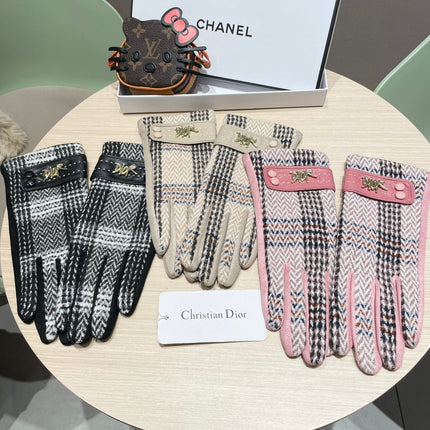 GLOVES IN COLORFUL WOOL 463808