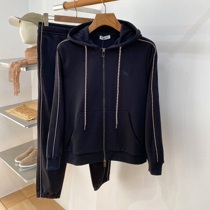 BURBERRY 26S ZIP-UP HOODED TRACKSUIT 477