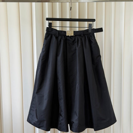 PRADA 26S PLEATED MIDI SKIRT STYLE 941