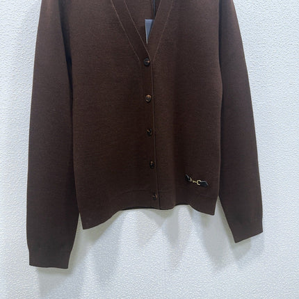 GUCCI 26S V-NECK KNIT CARDIGAN 584