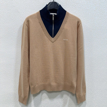 MIUMIU 26S LONG-SLEEVE KNIT SWEATER 1508