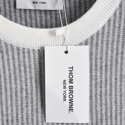 THOM 26S ROUND-NECK KNIT SWEATER 324