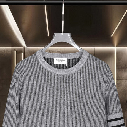 THOM 26S ROUND-NECK KNIT SWEATER 323
