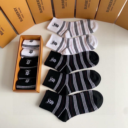 BURBERRY 26S ANKLE SOCKS 482767 (1 BOX)