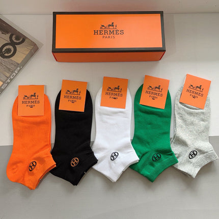 HERMES 26S ANKLE SOCKS 521486 (1 BOX)