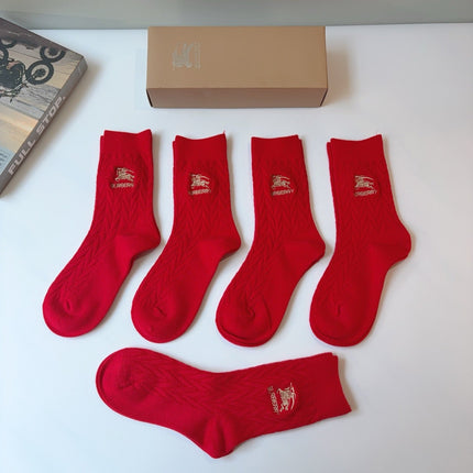 BURBERRY 26S CREW SOCKS 154396 (1 BOX)