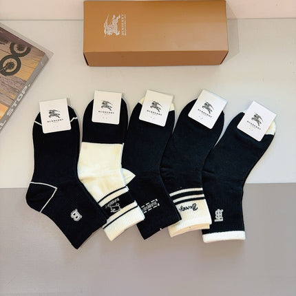 BURBERRY 26S ANKLE SOCKS 170981 (1 BOX)