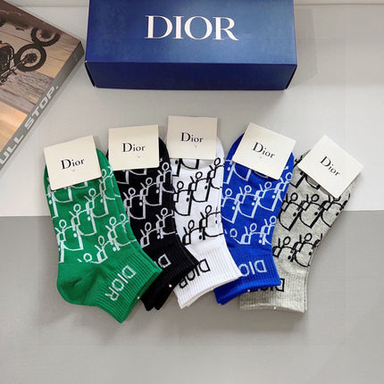 DIOR 26S ANKLE SOCKS 413885 (1 BOX)