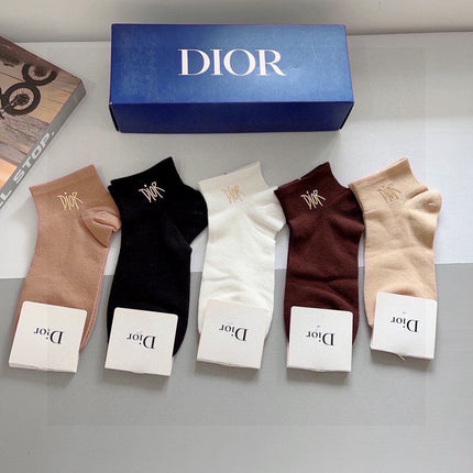 DIOR 26S ANKLE SOCKS 383893 (1 BOX)