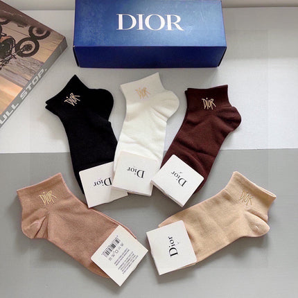 DIOR 26S ANKLE SOCKS 383893 (1 BOX)