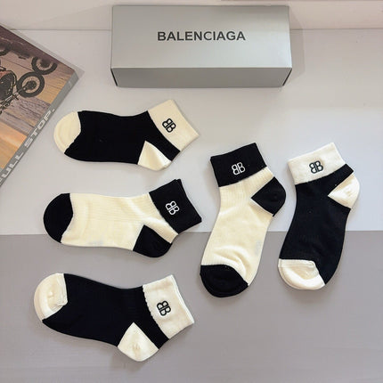 BALENCIAGA 26S ANKLE SOCKS 421033 (1 BOX)
