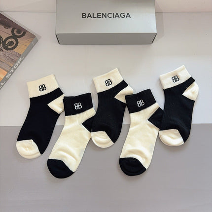 BALENCIAGA 26S ANKLE SOCKS 421033 (1 BOX)