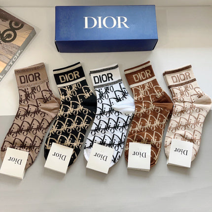 DIOR 26S ANKLE SOCKS 405316 (1 BOX)