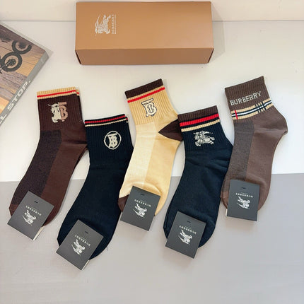 BURBERRY 26S ANKLE SOCKS 405326 (1 BOX)