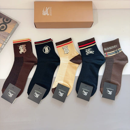BURBERRY 26S ANKLE SOCKS 405326 (1 BOX)