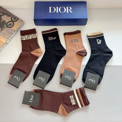 DIOR 26S ANKLE SOCKS 407132 (1 BOX)