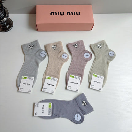 MIUMIU 26S ANKLE SOCKS 413889 (1 BOX)