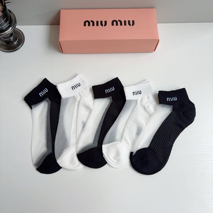 MIUMIU 26S ANKLE SOCKS 412411 (1 BOX)