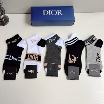 DIOR 26S ANKLE SOCKS 412414 (1 BOX)