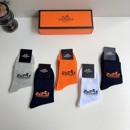 HERMES 26S ANKLE SOCKS 403753 (1 BOX)