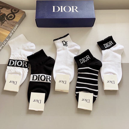DIOR 26S ANKLE SOCKS 413856 (1 BOX)