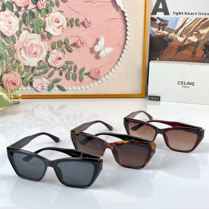 CELINE 26S ANGULAR V SHAPED FRAME IN ACETATE 499059