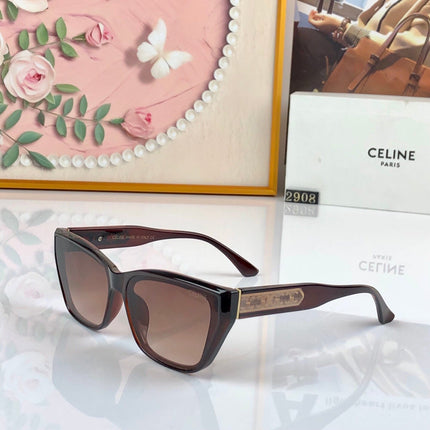 CELINE 26S ANGULAR V SHAPED FRAME IN ACETATE 499059