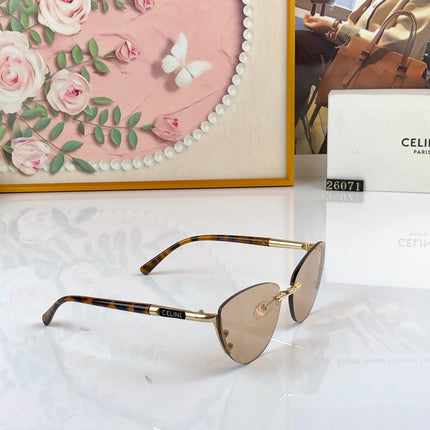 CELINE 26S CAT EYE FRAME IN METAL 494364