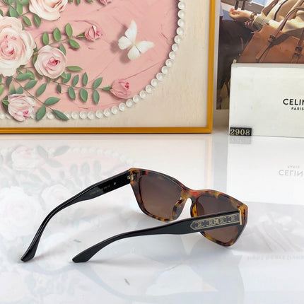CELINE 26S CAT EYE FRAME IN TORTOISESHELL ACETATE 499150
