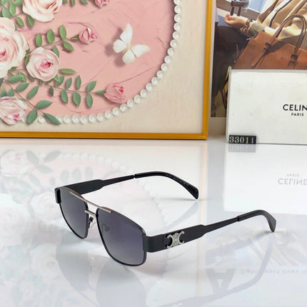 CELINE 26S OVERSIZED CAT EYE FRAME IN METAL 486150