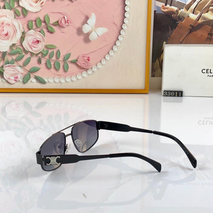 CELINE 26S OVERSIZED CAT EYE FRAME IN METAL 486150