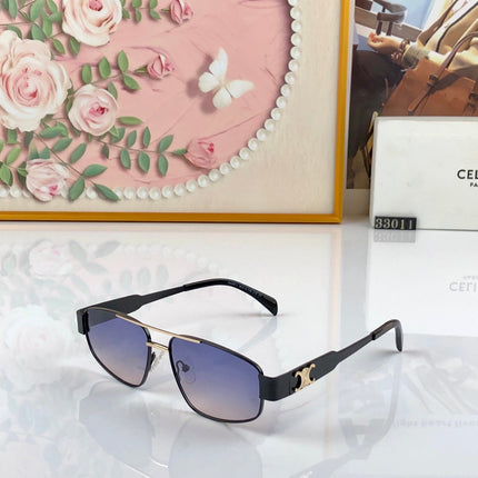 CELINE 26S OVERSIZED CAT EYE FRAME IN METAL 486151