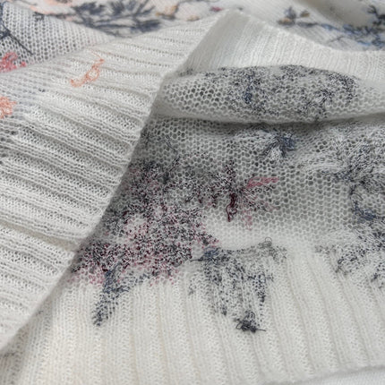 CREW NECK KNIT SWEATER 25S IN COTTON 266209