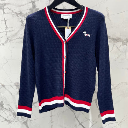 THOM 26S V-NECK KNIT CARDIGAN 398