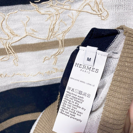 HERMES 26S SHORT-SLEEVE KNIT TOP 683