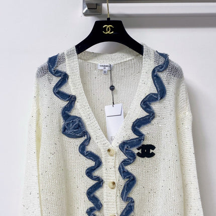 MIUMIU 26S OPEN-KNIT CARDIGAN 1456