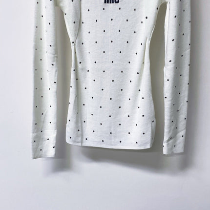 MIUMIU 26S LONG-SLEEVE KNIT TOP 1447