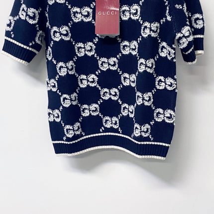 GUCCI 26S SHORT-SLEEVE KNIT SWEATER 527
