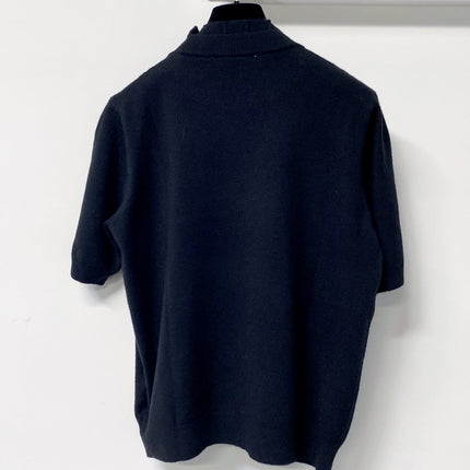 MIUMIU 26S SHORT-SLEEVE KNIT TOP 1424