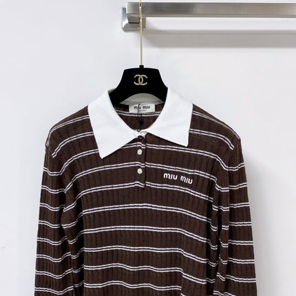 MIUMIU 26S POLO SWEATER 1525