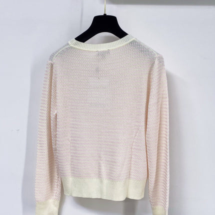 CHANEL 26S CREW-NECK KNIT SWEATER 1750