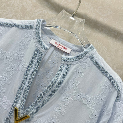 VALENTINO LONG-SLEEVE TOP AND SHORTS SET 275213