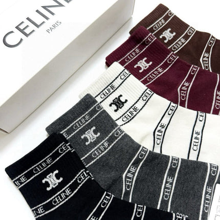 CELINE 26S ANKLE SOCKS 544089 (1 BOX)