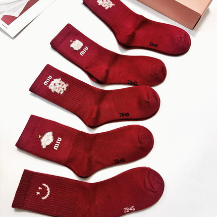 MIUMIU 26S CREW SOCKS 407170 (1 BOX)