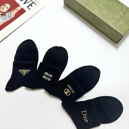 DIOR 26S ANKLE SOCKS 408739 (1 BOX)