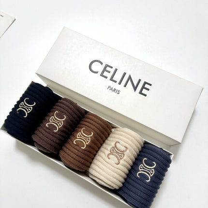 CELINE 26S CREW SOCKS 412431 (1 BOX)